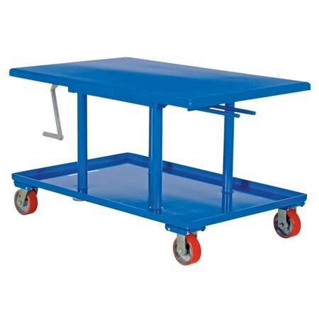 VESTIL High Profile Mech Post Table, Load Cap. 2000 lb., Overall Width: 30" MT-3048-HP